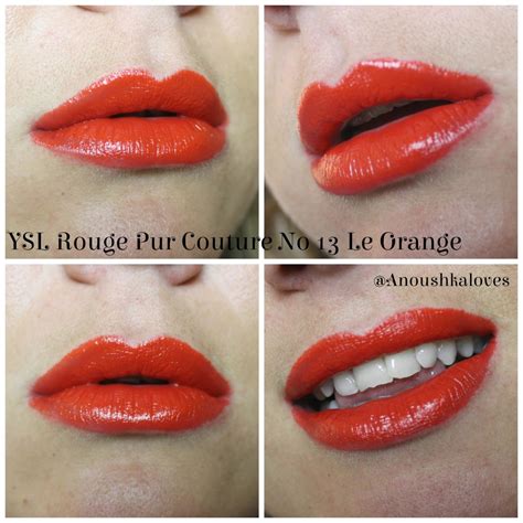 yves saint laurent rouge pur couture 13 le orange|ysl rouge pur couture commercial.